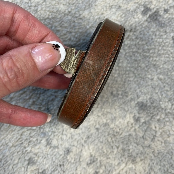 Vintage Louis Vuitton Porte Monnaie Cubetto Brown Monogram Coin Case Rounded - Picture 6 of 17